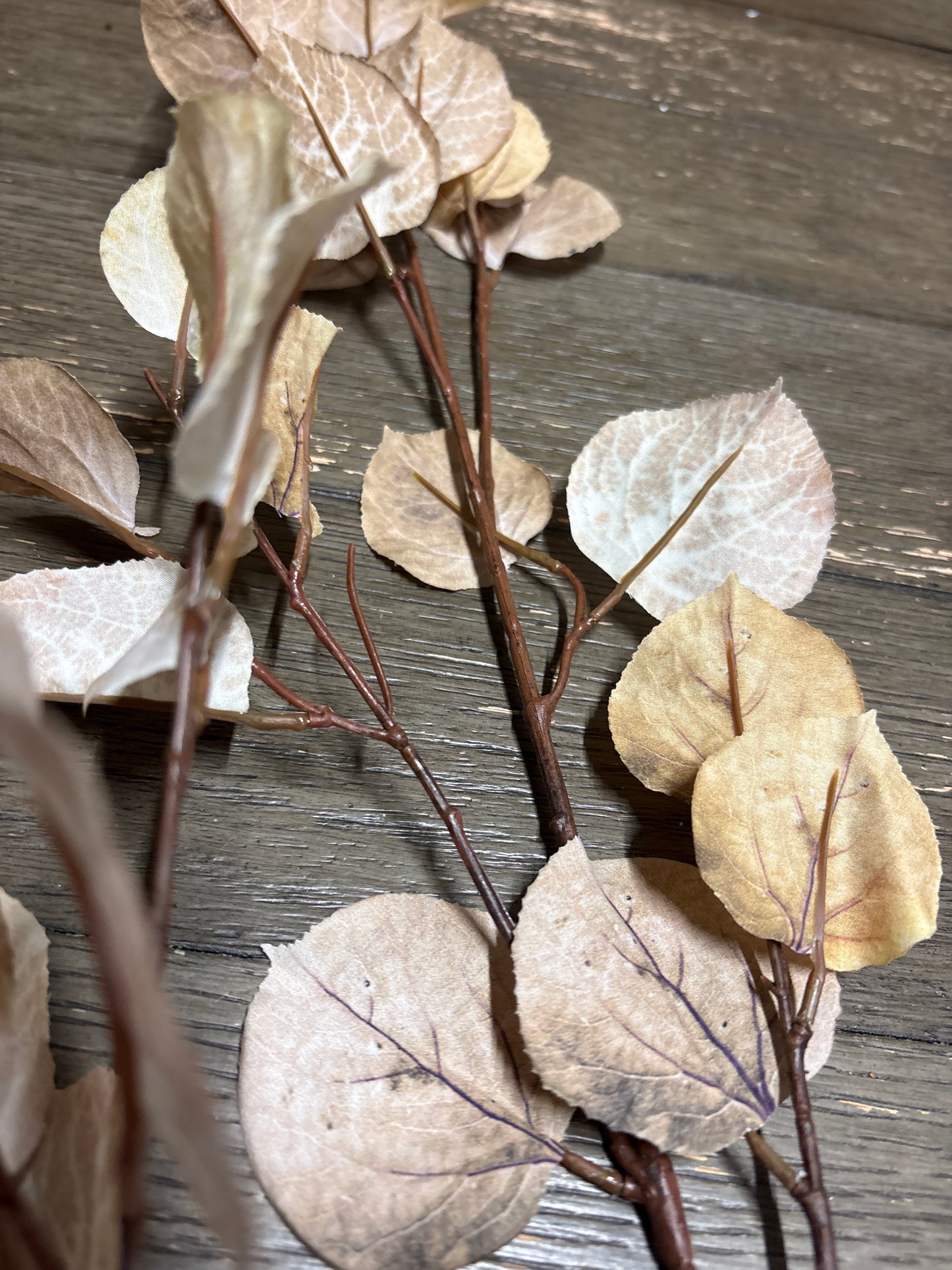 35” Birch Leaf Spray