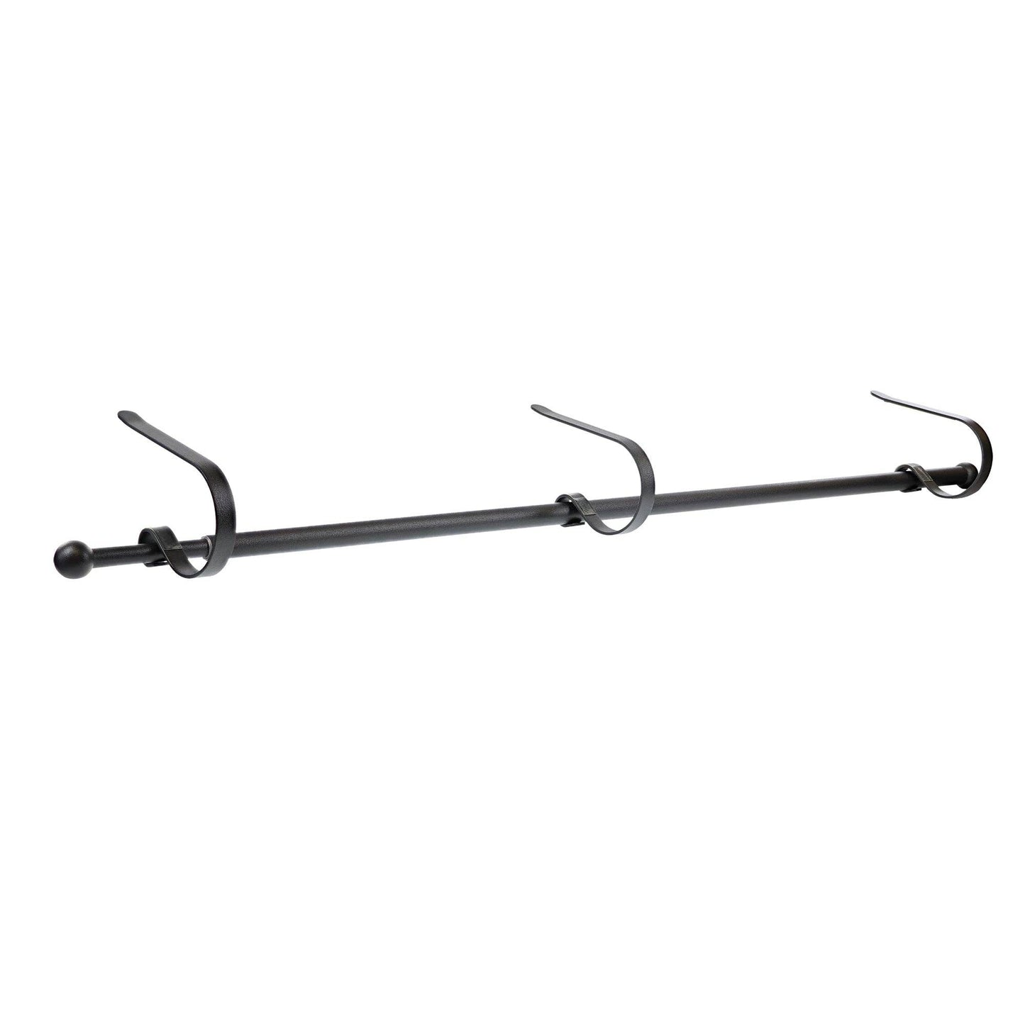 The Original MantleClip® Stocking Holder Rod - Matte Black
