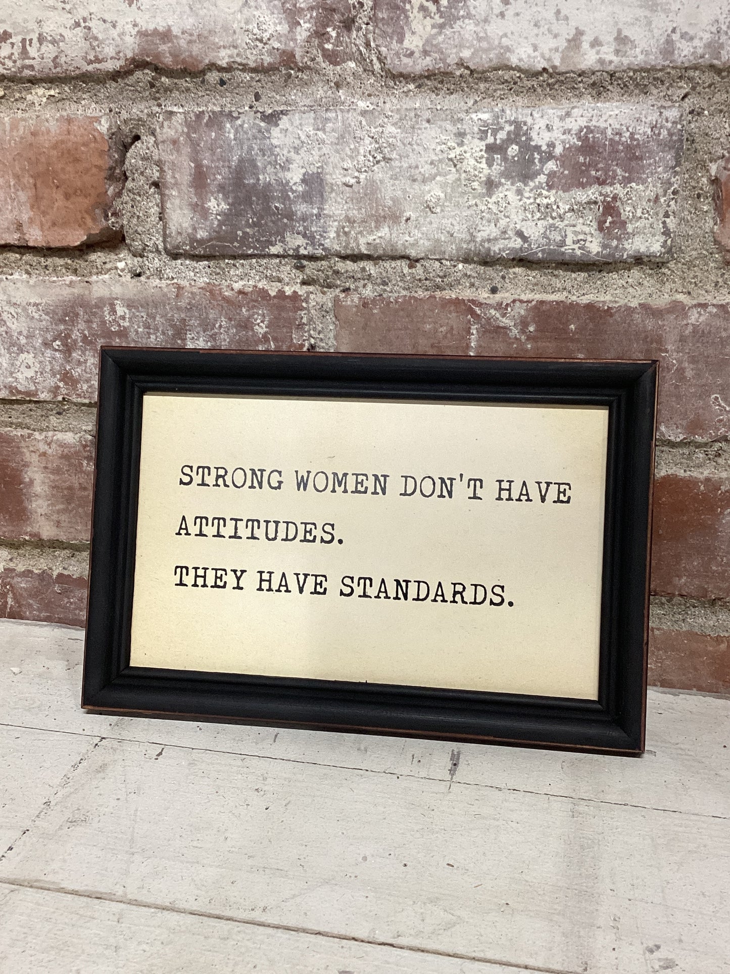 Wood Framed Wall Decor with Saying, 4 Styles