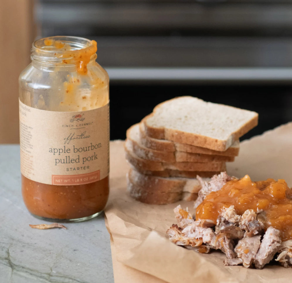 Effortless Apple Bourbon Pulled Pork Starter