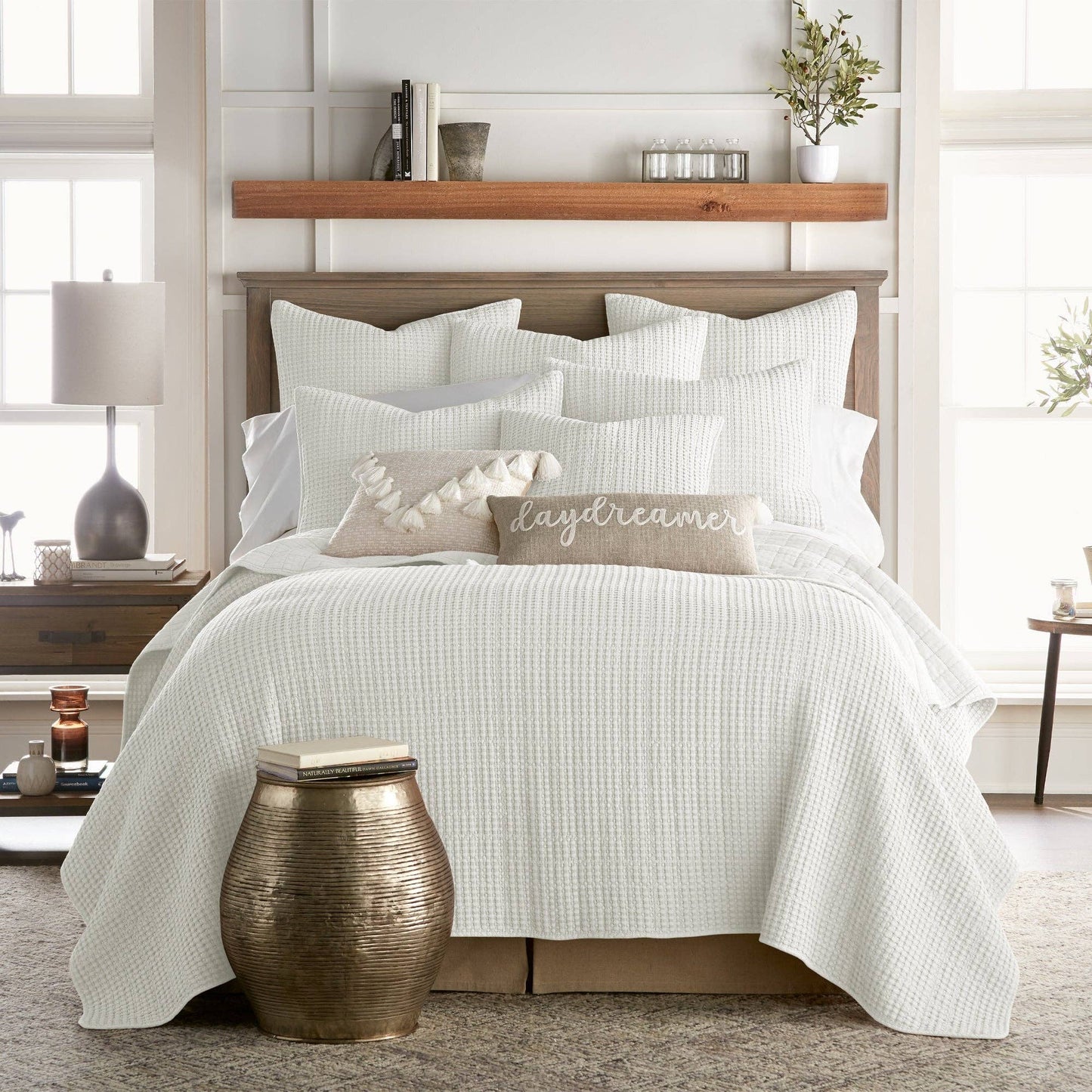 Mills Waffle Euro Sham Set of 2