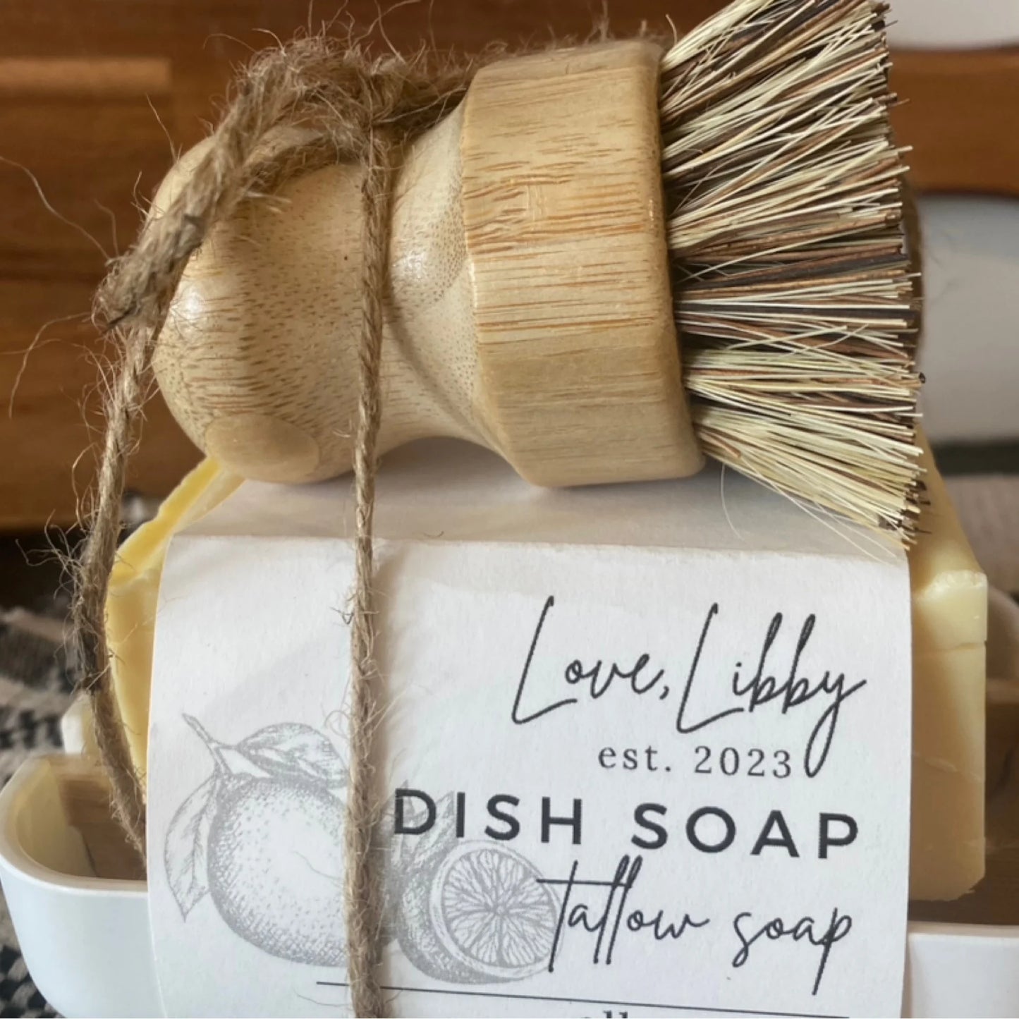 All Natural Tallow Dish Soap