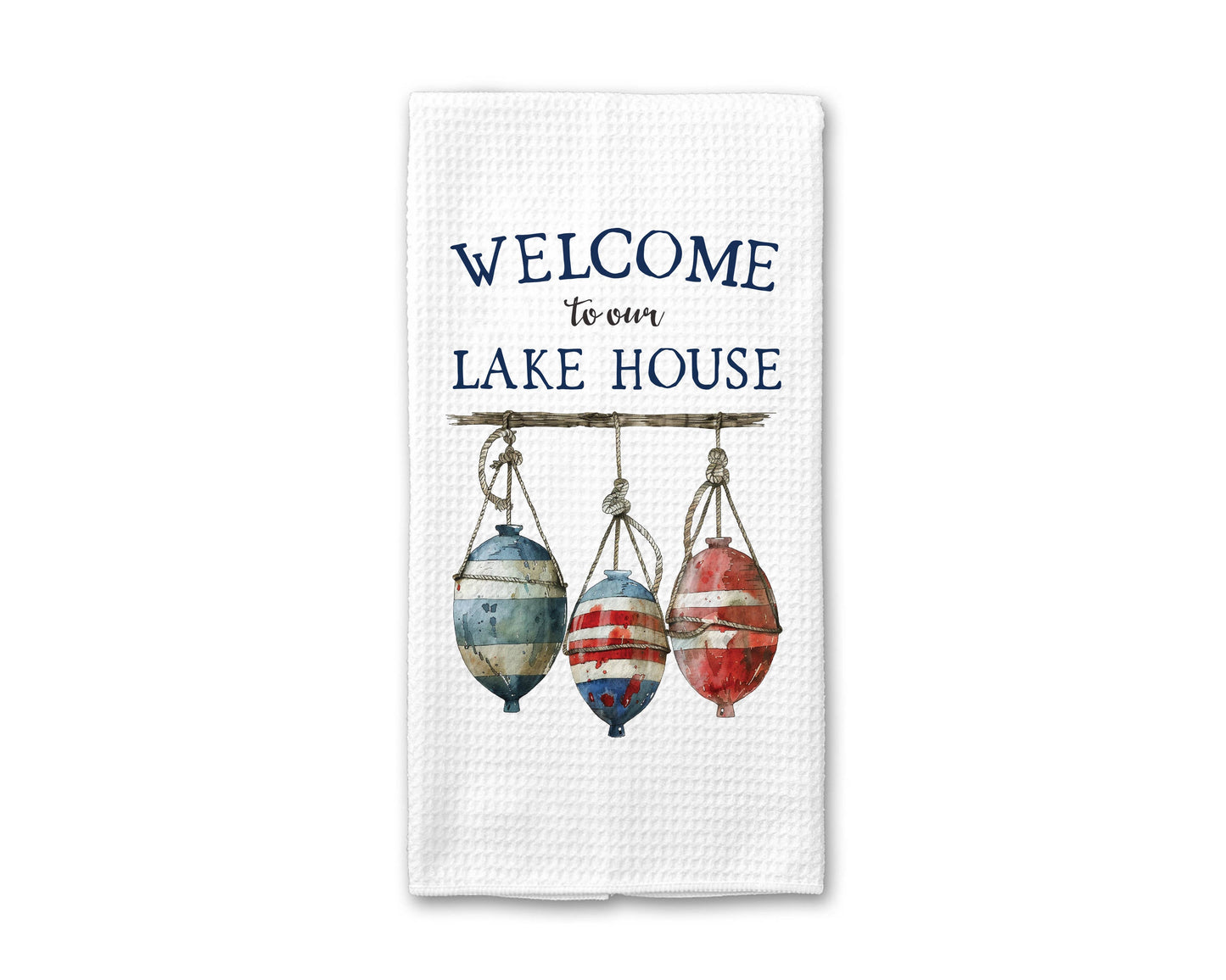 Lake House Towel, Lake House Kitchen Towel, Lake Decor