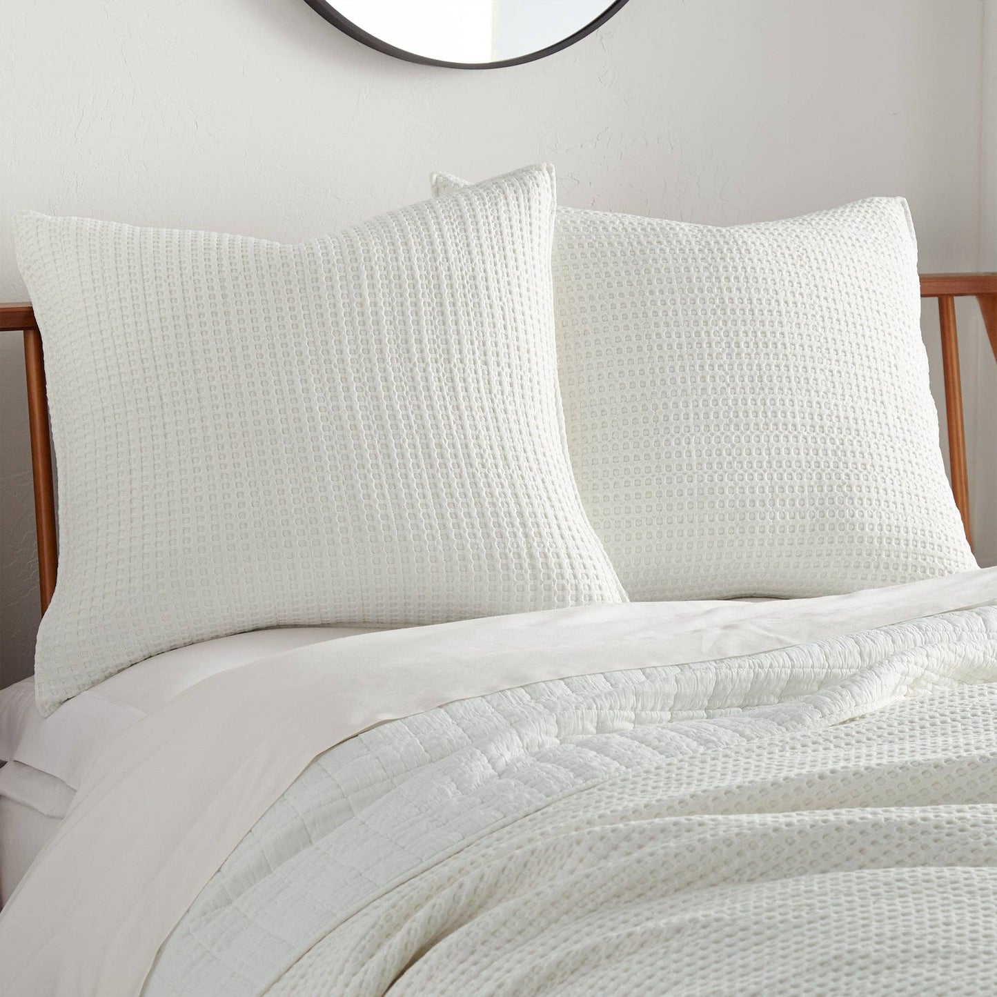 Mills Waffle Euro Sham Set of 2