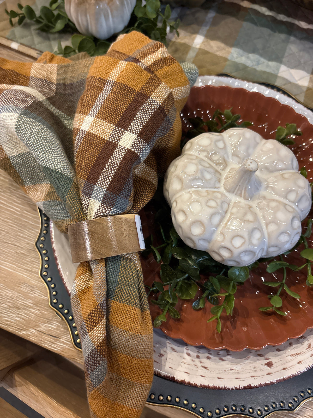Telluride Plaid Fall Napkin
