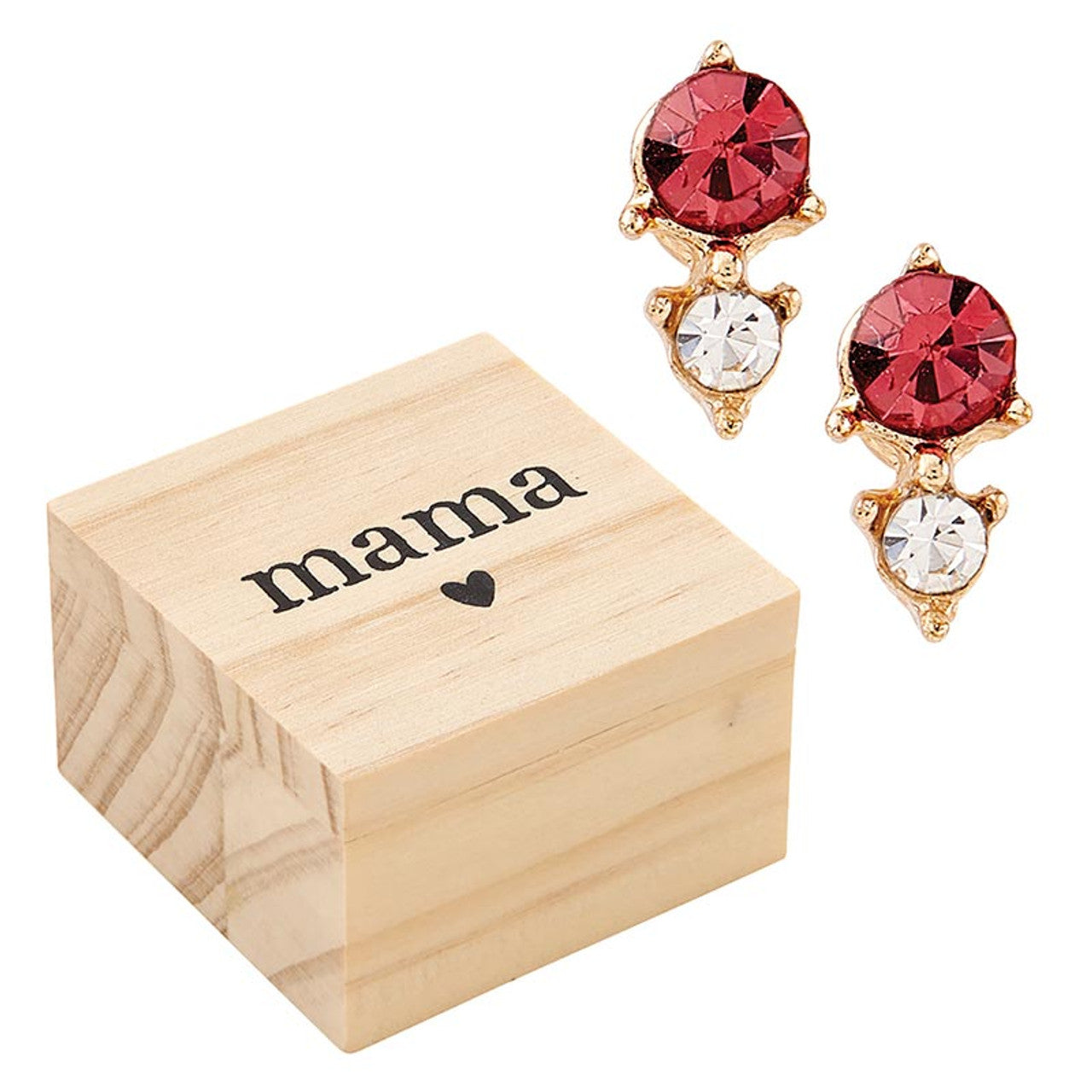 Treasure Box Earrings - Mama