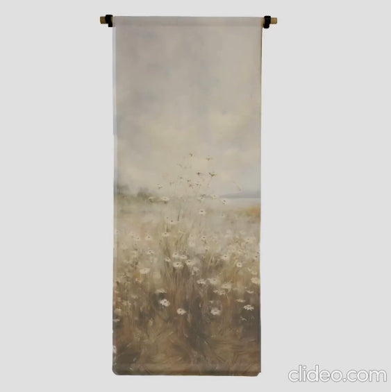 Field of Flowers 3’x6’ Canvas Scroll