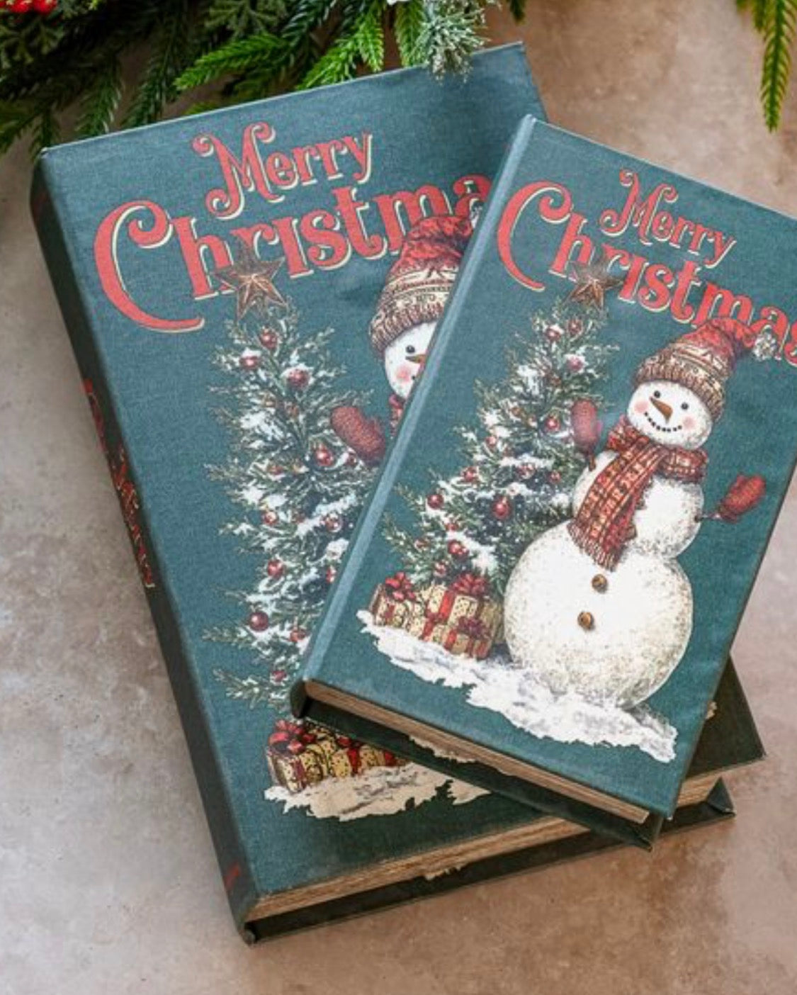 Merry Christmas Storage Book, Lrg.