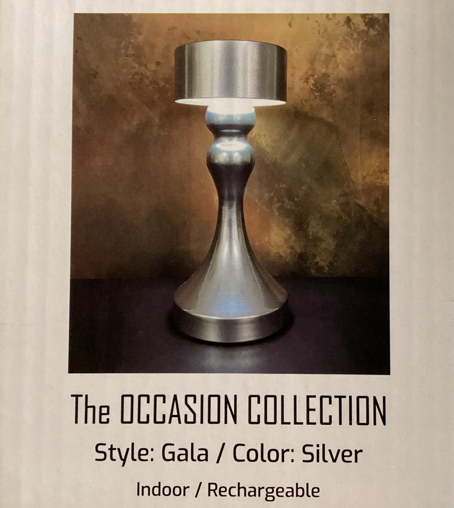 Gala Mini Table Lamp Chrome