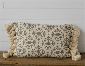 Arabesque Lumbar Pillow 15”Hx24”W