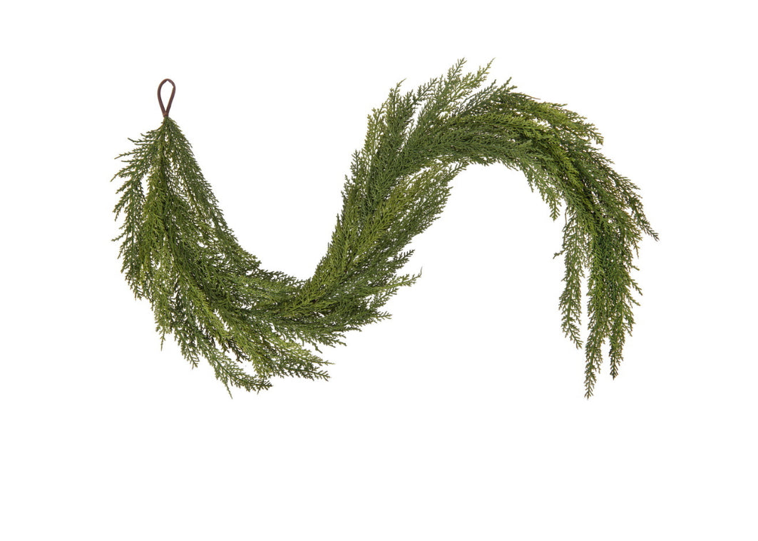 72” Green Cedar Garland