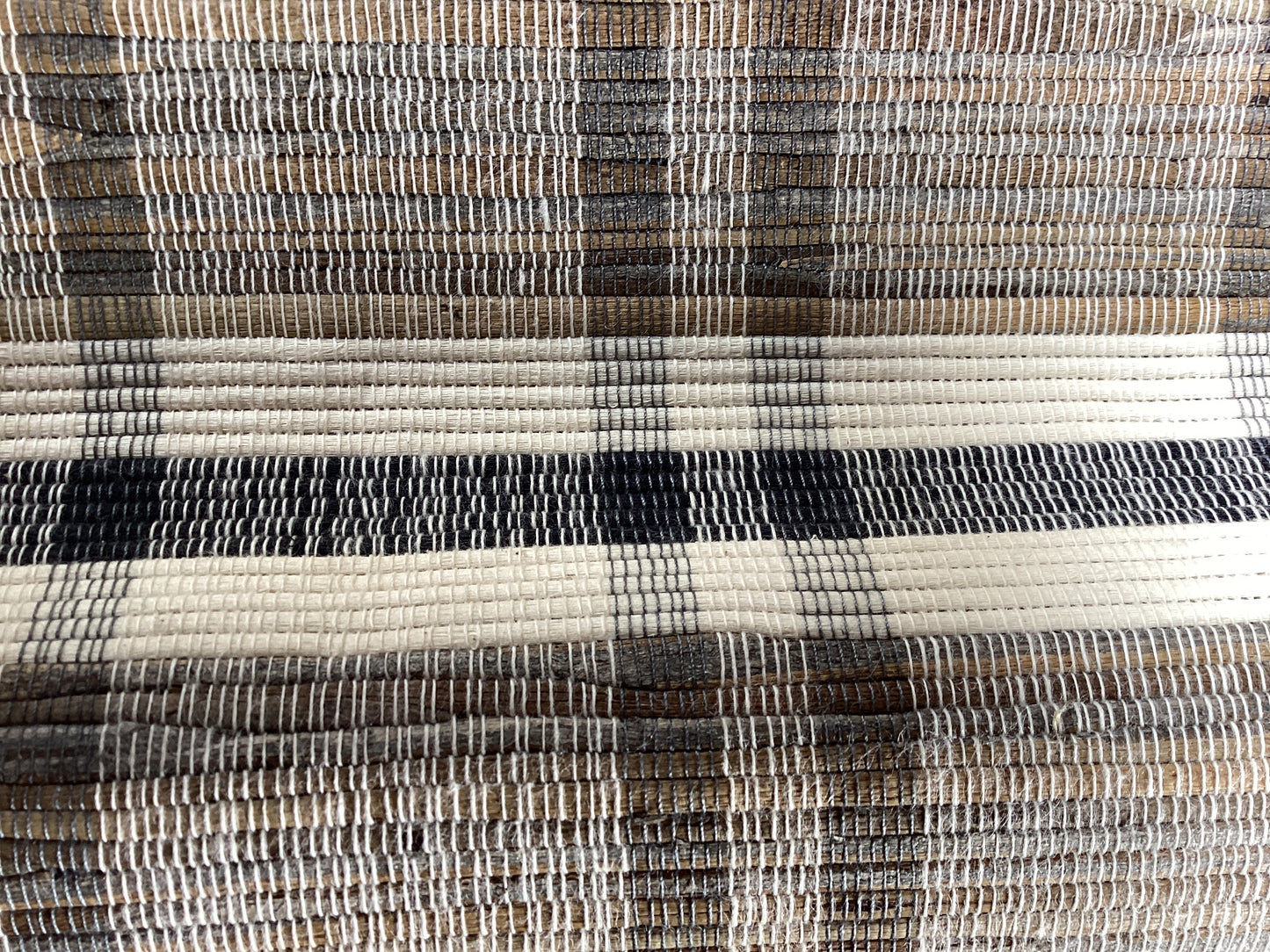 14” x 72” Tan and Black Table Runner