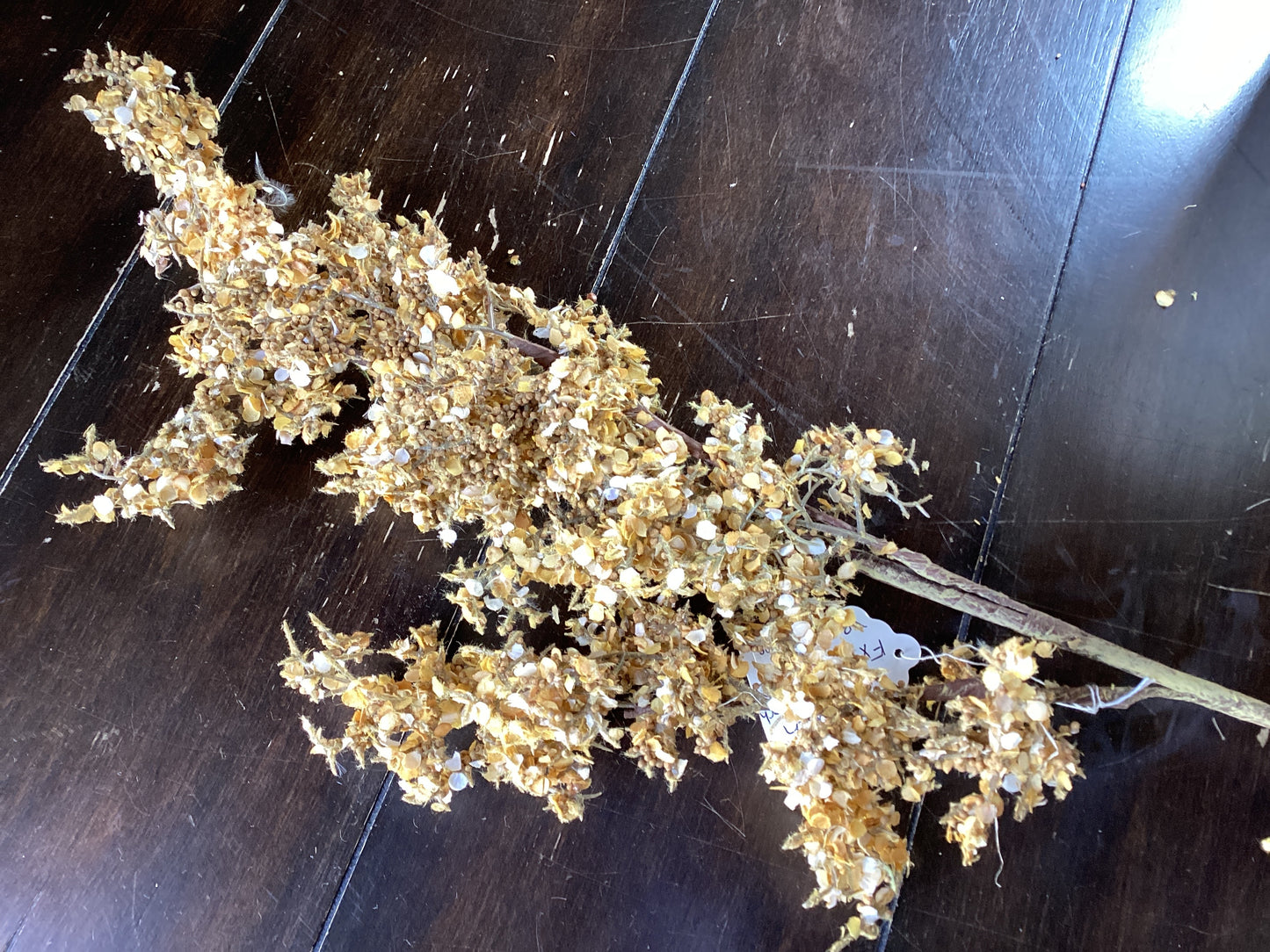 28” Broken Leaf Branch Mustard Color (YBL)