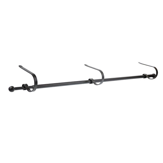 The Original MantleClip® Stocking Holder Rod - Matte Black