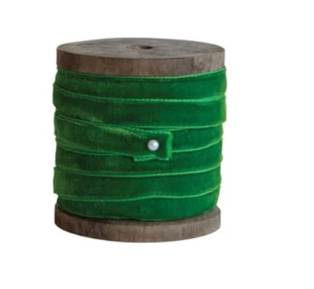 Velvet Ribbon in 1/4" - Traditional