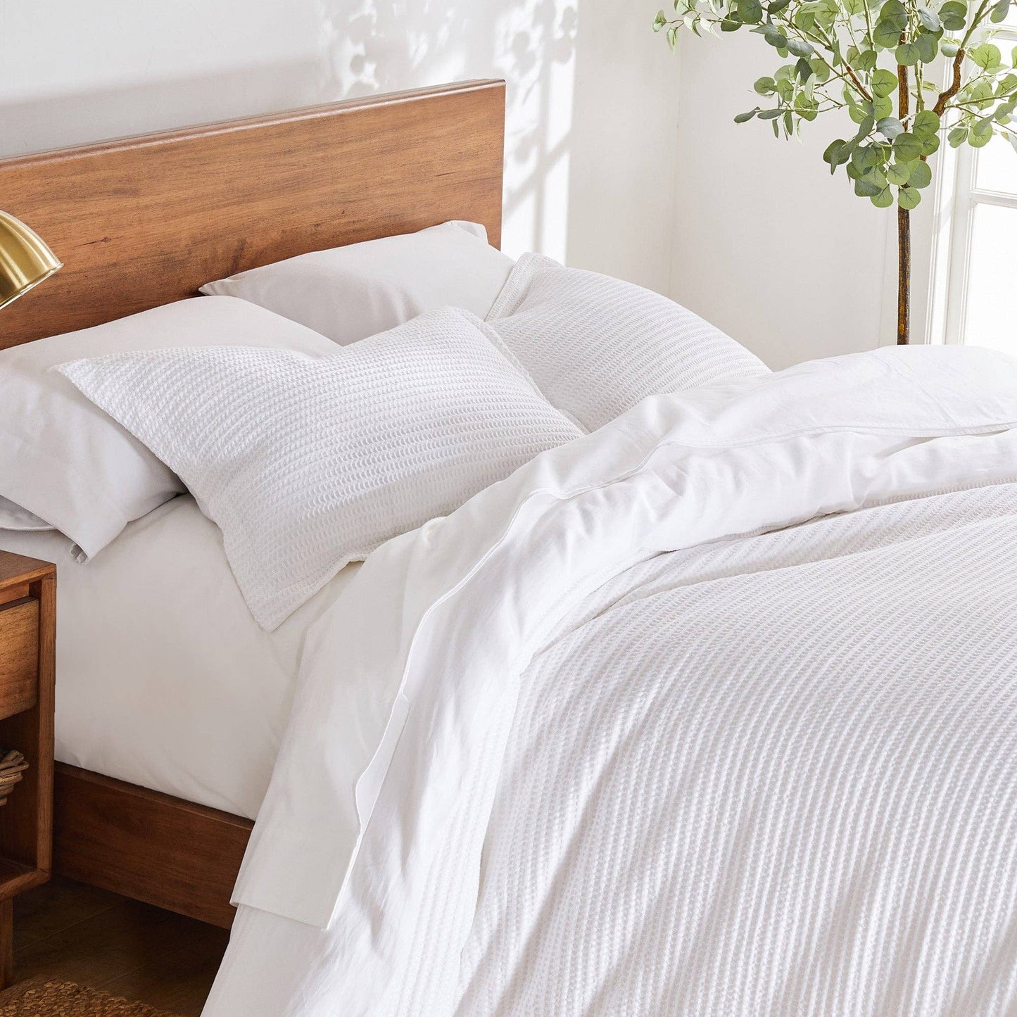 Cloud Waffle Duvet Set