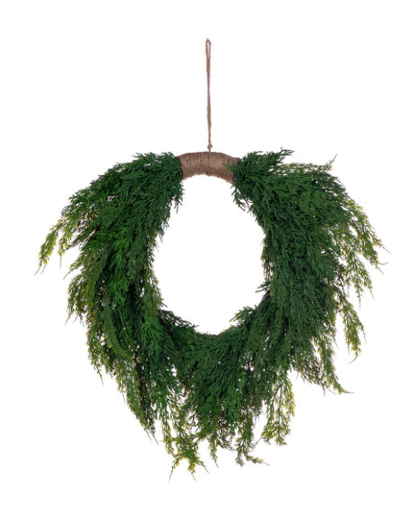 28” Green Juniper Wreath
