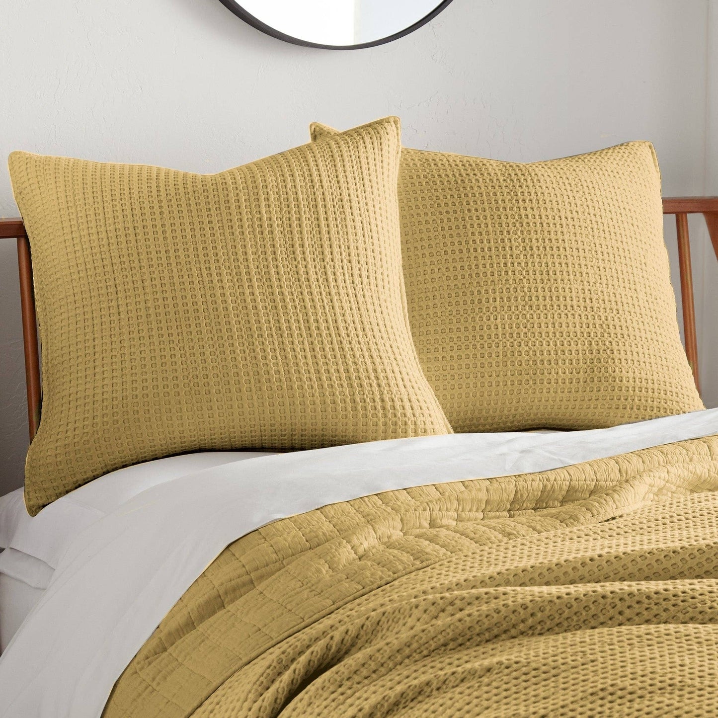 Mills Waffle Euro Sham Set of 2