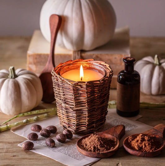 Vintage Pumpkin Candle