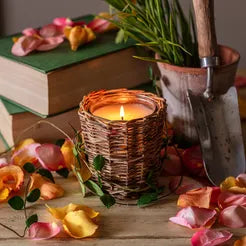 Porchview Screen Porch Wicker Candle