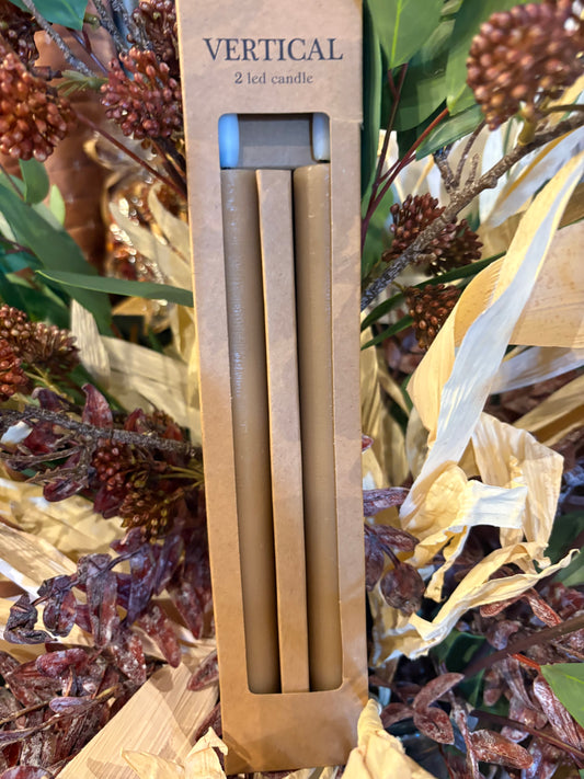 LED Taper Candles - Carmel