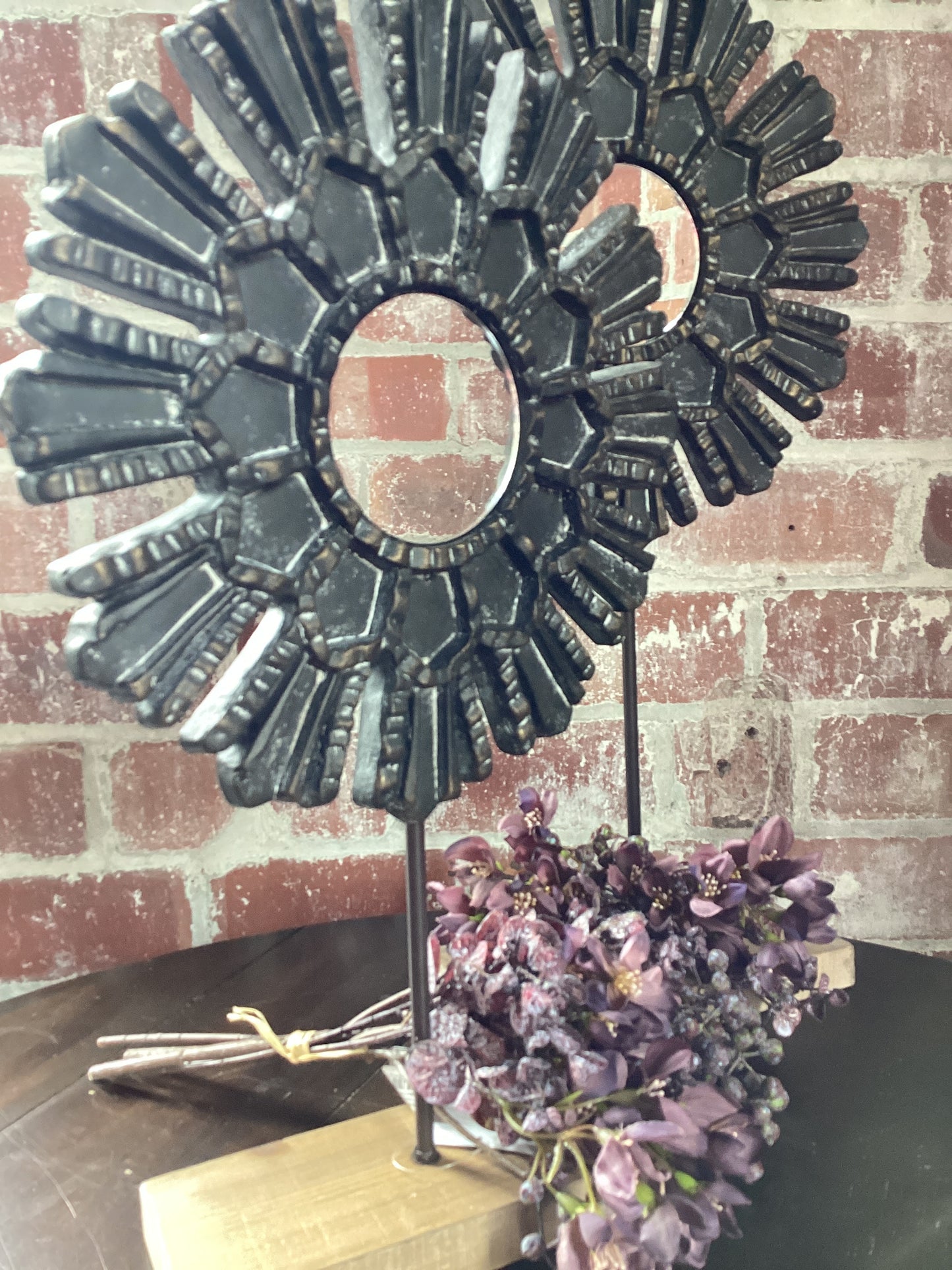 Mirrored Starburst Accent Decor