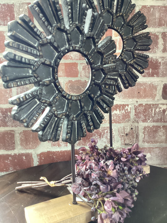 Mirrored Starburst Accent Decor