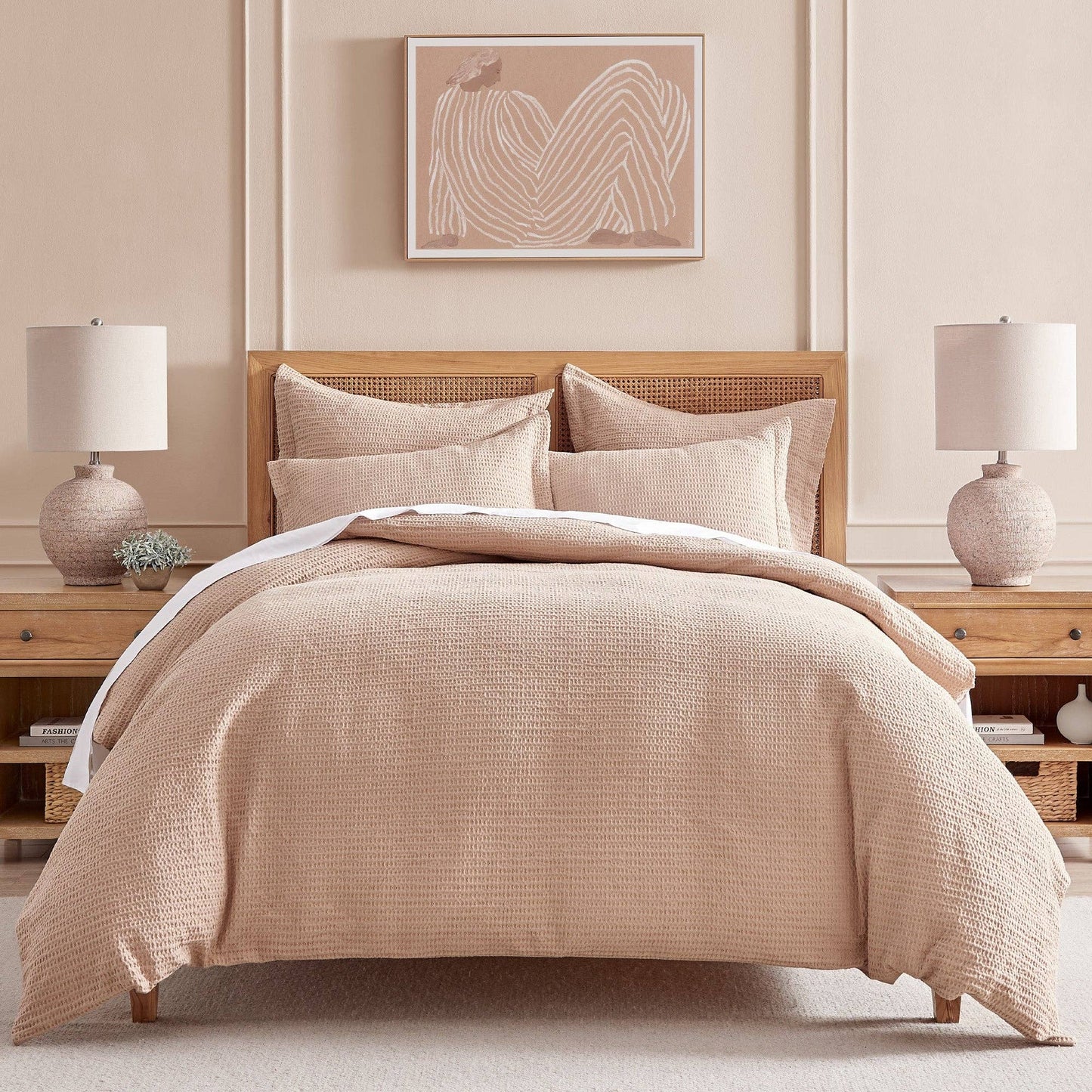 Cloud Waffle Duvet Set