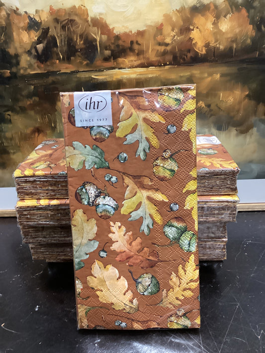 Acorns and leaves Guest Napkins