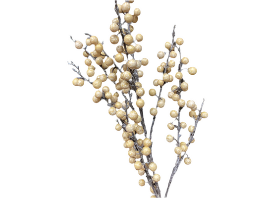 Washed Berry Spray 28” Beige