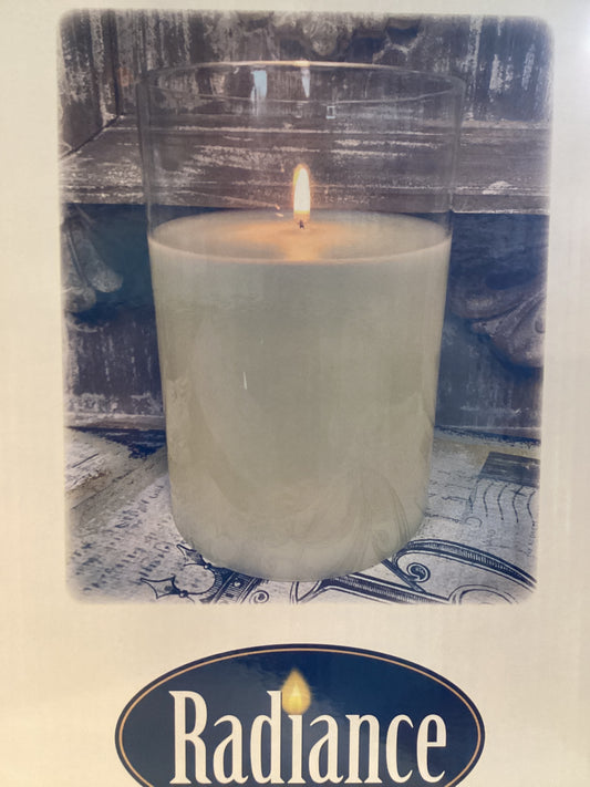 Radiance Simply Ivory Poured Candle 5.75” x 9.75”