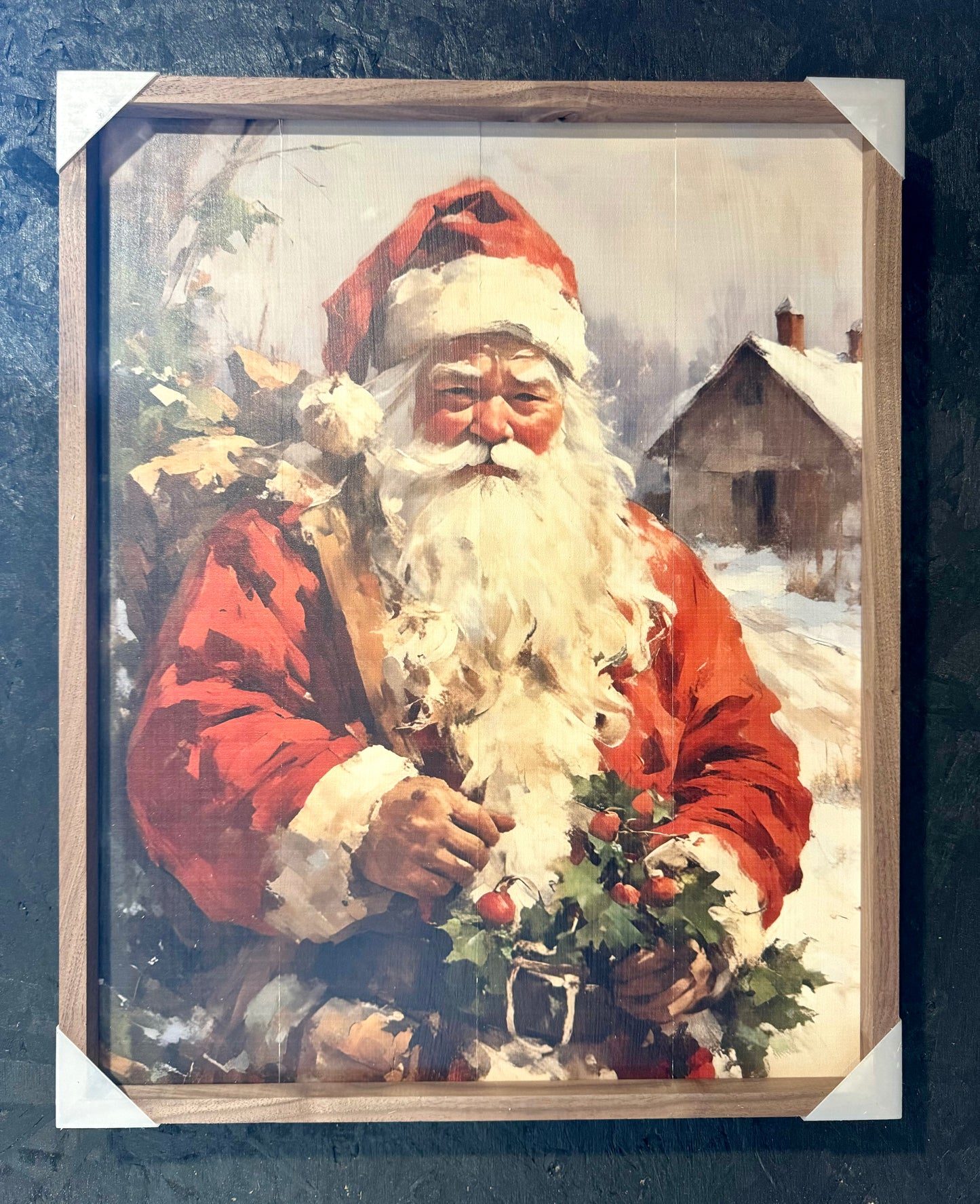 Picture Perfect Santa 16 x 20 Framed Print