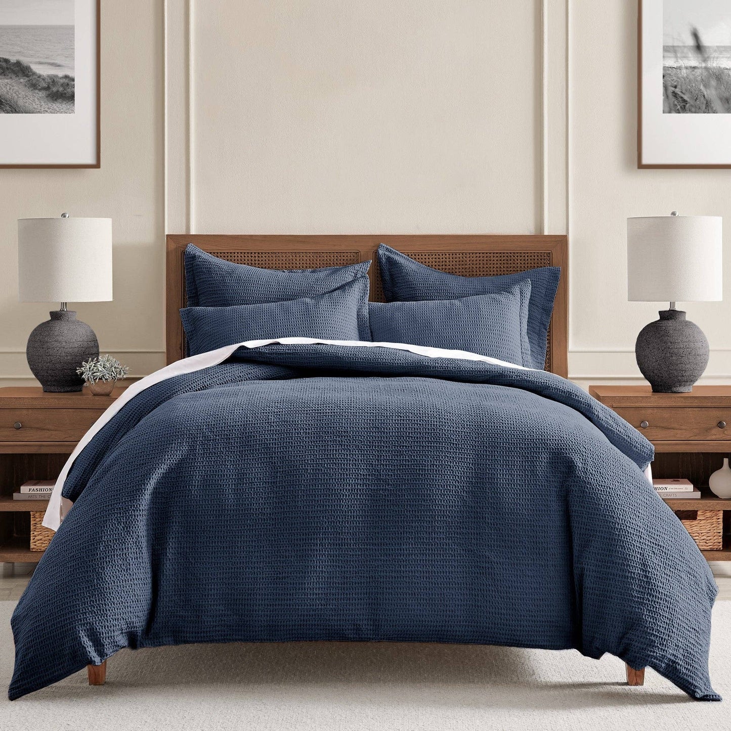 Cloud Waffle Duvet Set