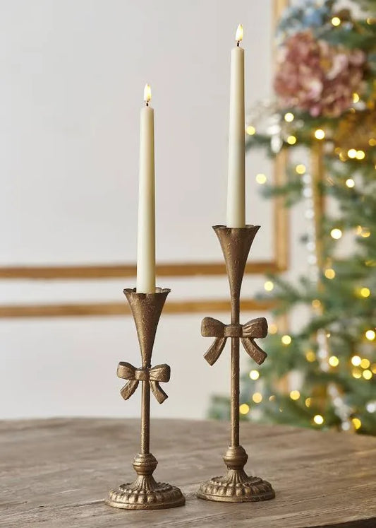 Bow Candlestick-Lg