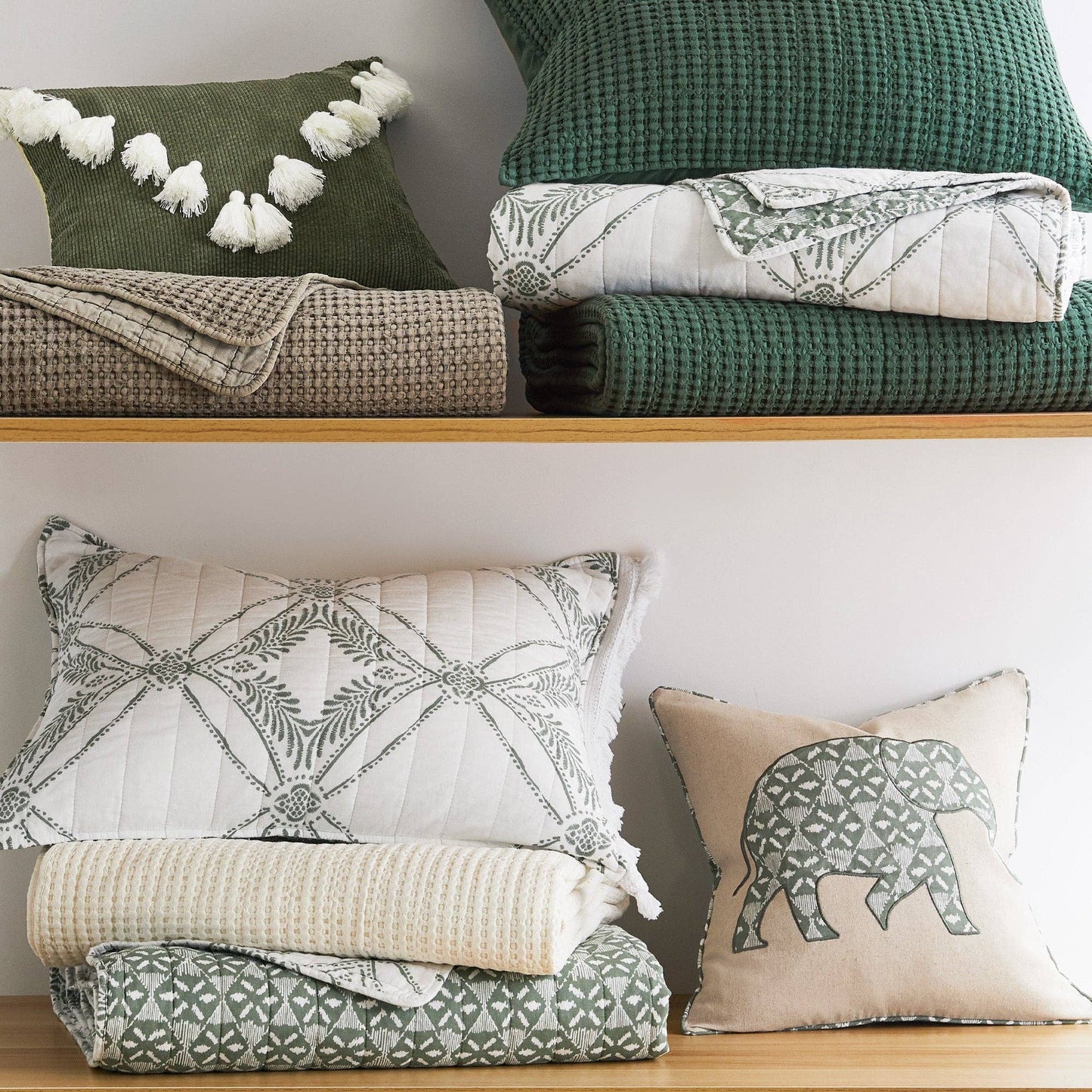 Kemala Sage Quilt Set