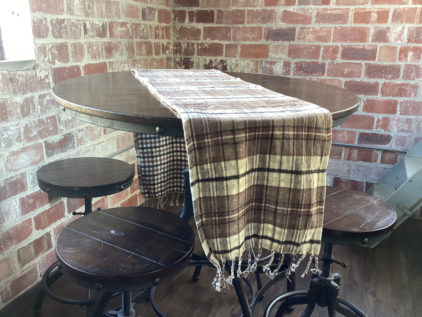 Plaid Reversible Table Runner