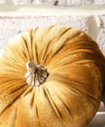 5” Velvet Pumpkin, 4 colors