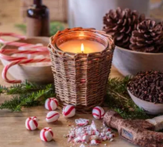 Crushed Candy Cane Candle