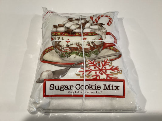 Sugar Cookie Mix With Flour Sack Kitchen Towel