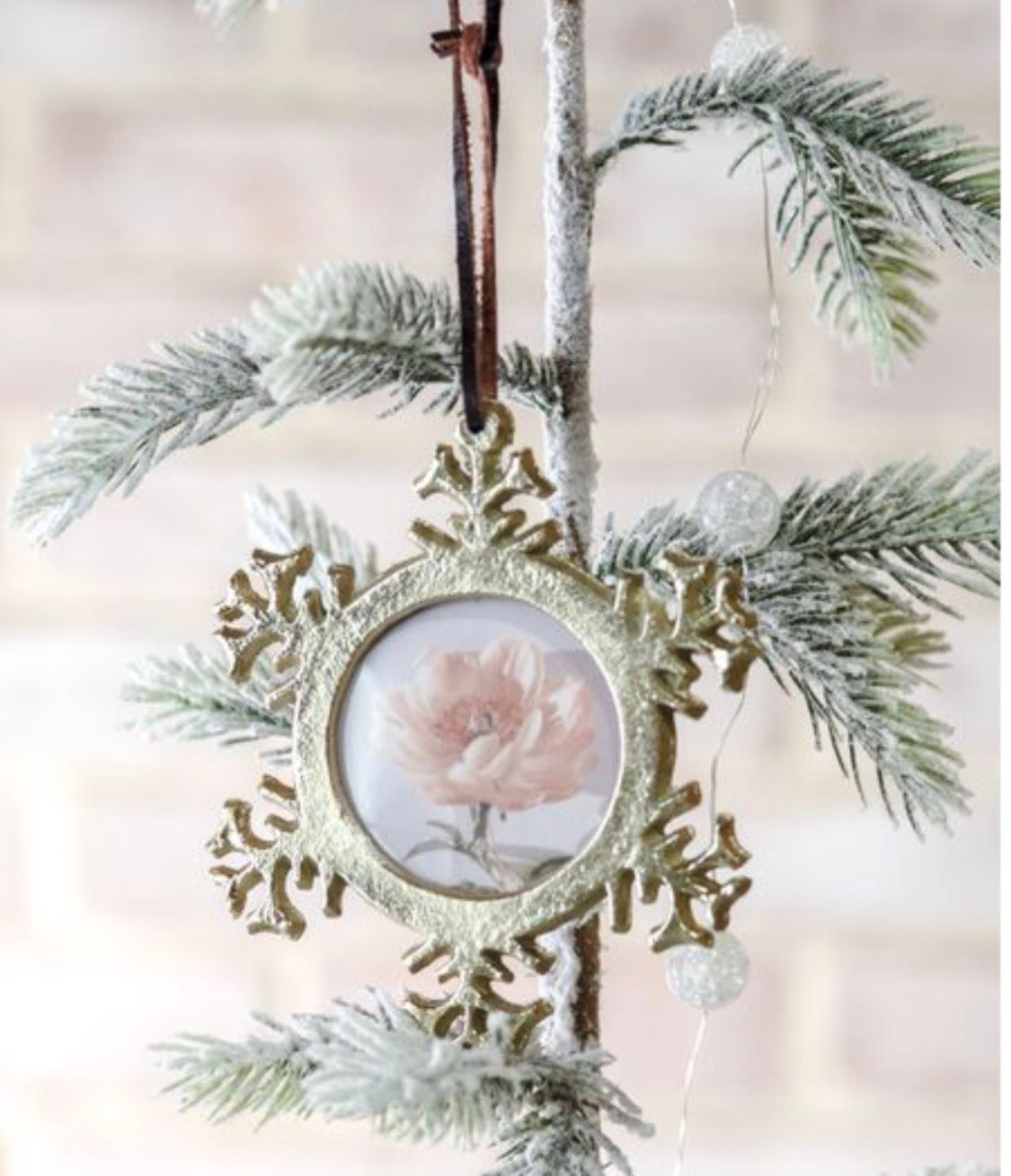 5” Snowflake Frame Ornament
