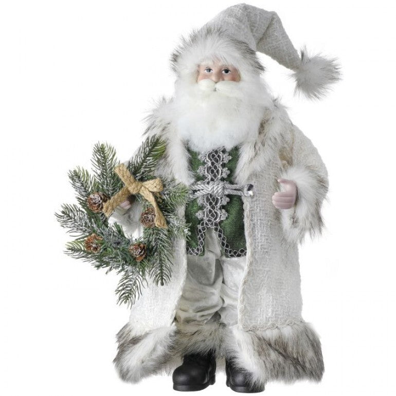 Northwoods Santa With Wreath