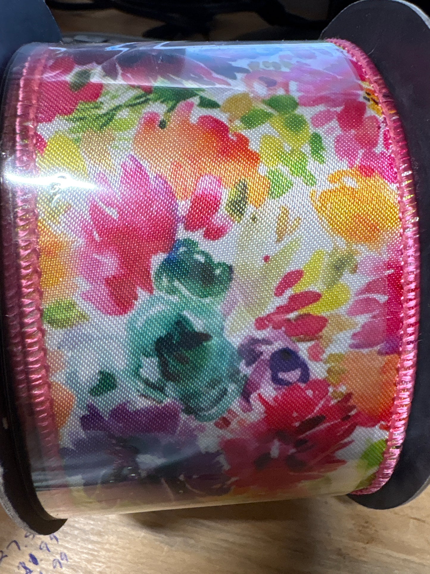 Floral Impressions Wired Ribbon -2.5"