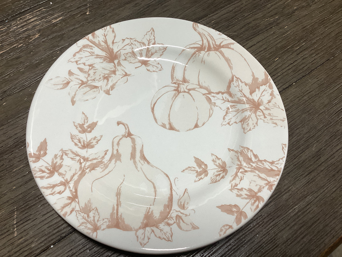 Harvest Toile Plate