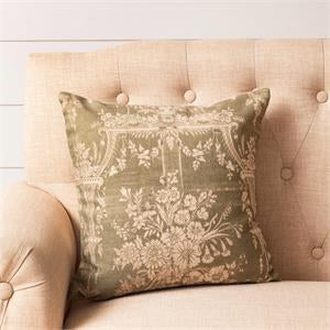 French Country Sage Pillow 16”x16”
