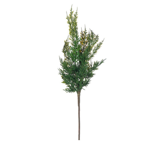 24" Green Juniper Spray