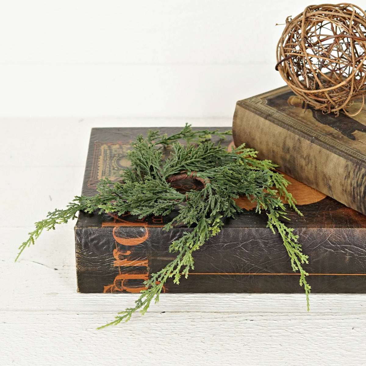 1.5in(12in) Ring-Mixed Green Cypress Pine
