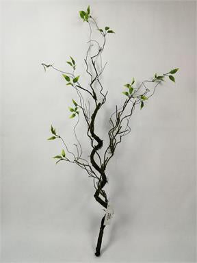 Moss Twig Vine With Leaves Green 52”