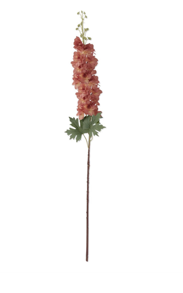 37” Peach Delphinium Stem