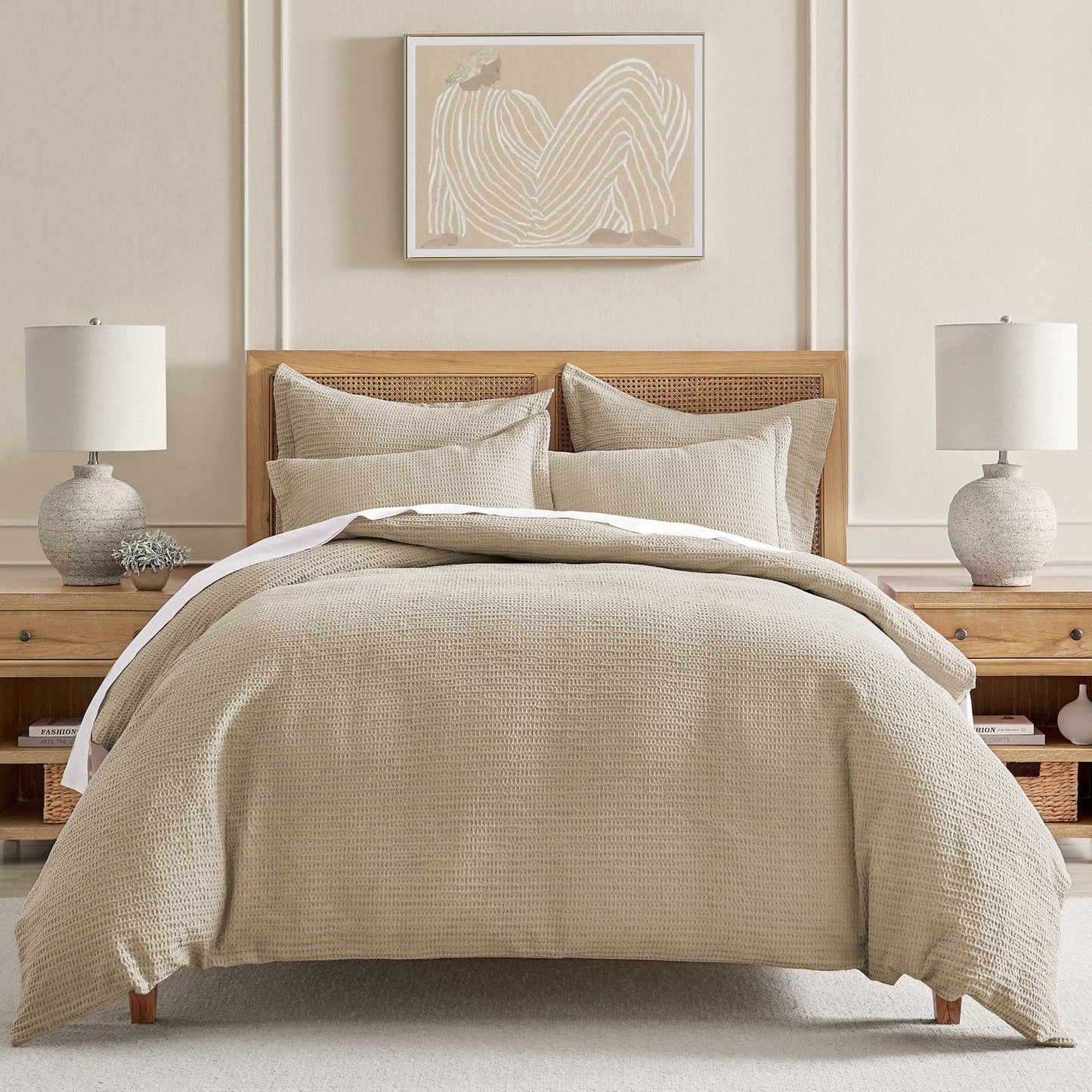 Cloud Waffle Duvet Set