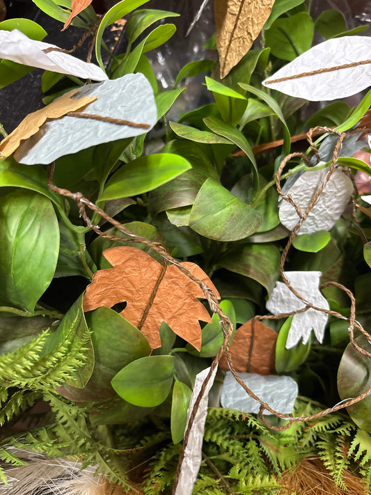 Paper Leaf Garland